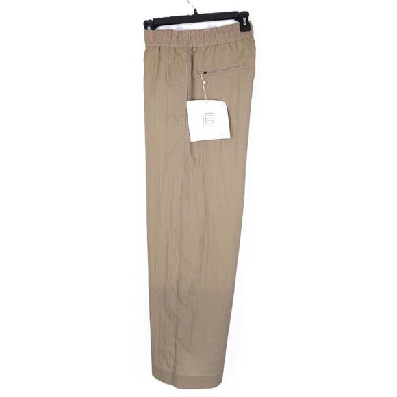 Fumito Ganryu Men's Relaxed-Fit Lined Woven Drawstring Pant Beige Sz 1 Small NWT - Picture 4 of 9